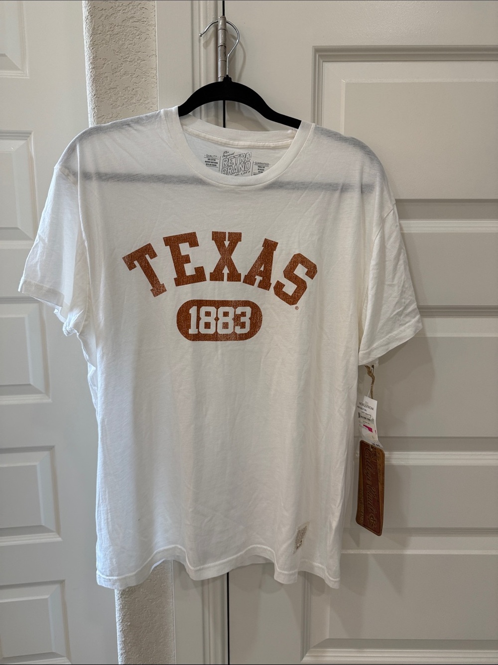 Original Retro Brand- Texas 1883 White Graphic Tee Unisex (L)